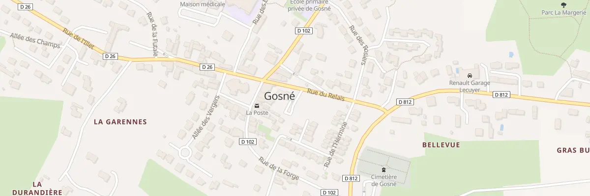 Plan du 4A Rue du Relais à Gosné