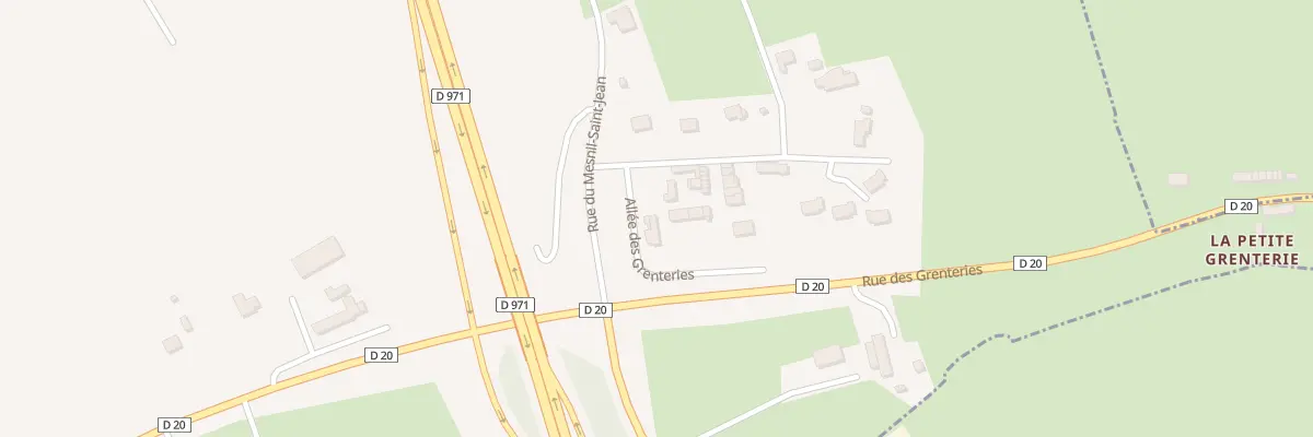 Plan du 24B Rue des Grenteries à Bricqueville-la-Blouette
