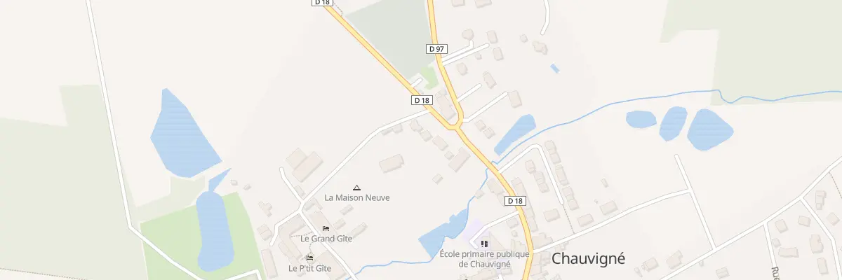 Plan du 6 Rue du Mont Saint-michel à Chauvigné