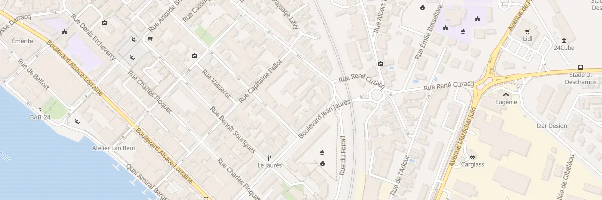 Plan du 54 Rue Daniel Argote à Bayonne