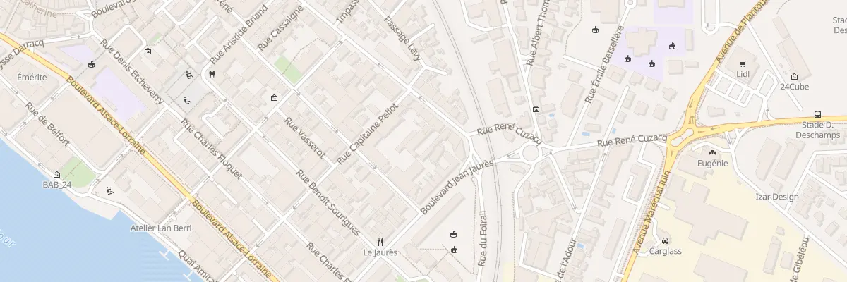 Plan du 52 Rue Daniel Argote à Bayonne