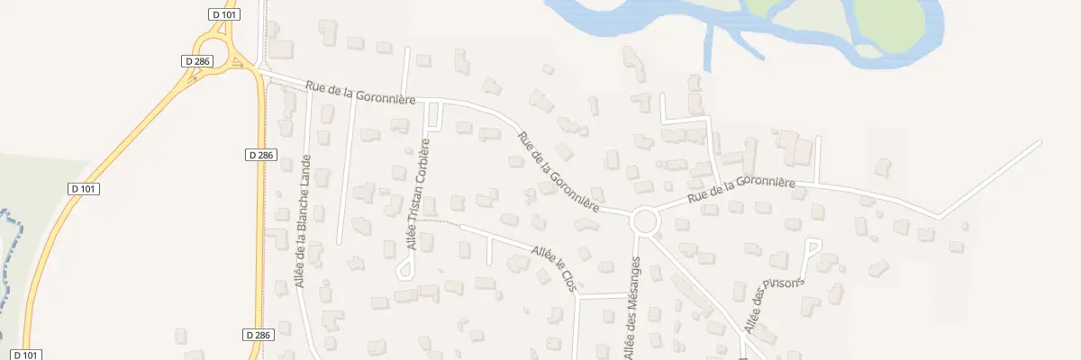 Plan du 12 Rue de la Goronnière à Servon-sur-Vilaine