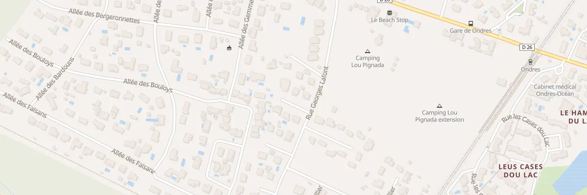 Plan du 110 Rue Georges Lafont à Ondres