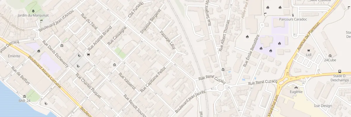 Plan du 47 Rue Daniel Argote à Bayonne