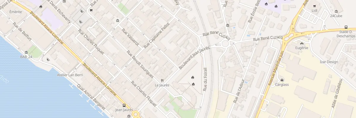 Plan du 29 Rue Brigadier Muscar à Bayonne
