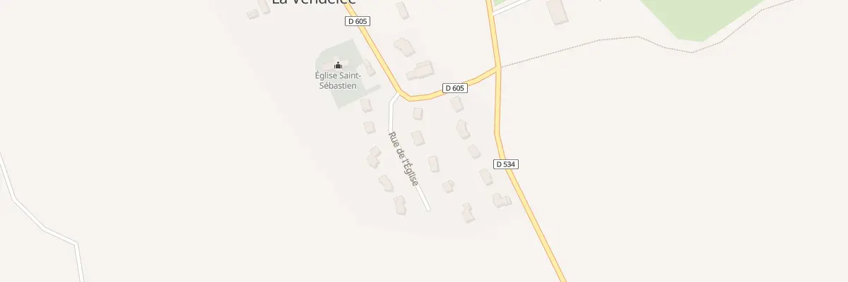 Plan du 47 Rte de l’Église à La Vendelée