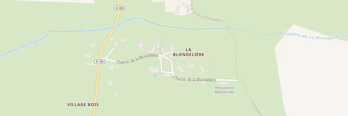 Plan du 11T La Blondelliere à Saint-Jean-des-Champs