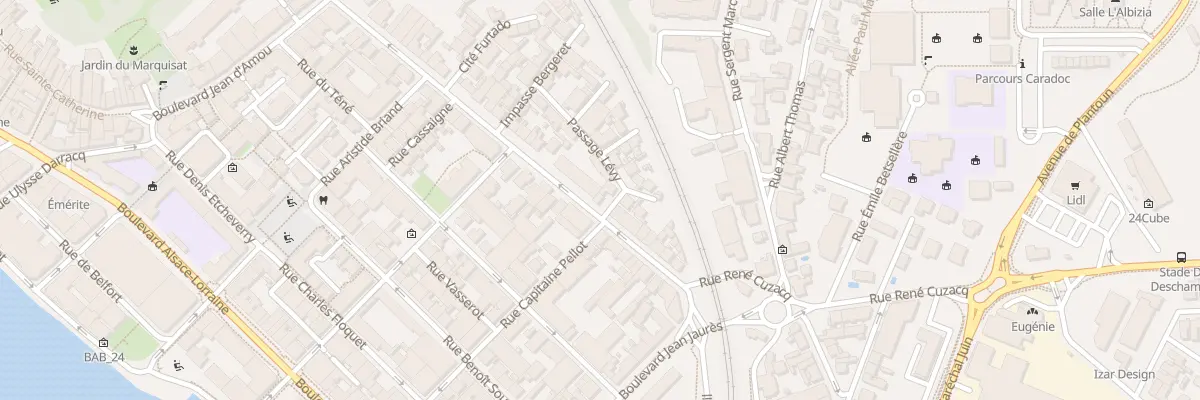 Plan du 45 Rue Daniel Argote à Bayonne