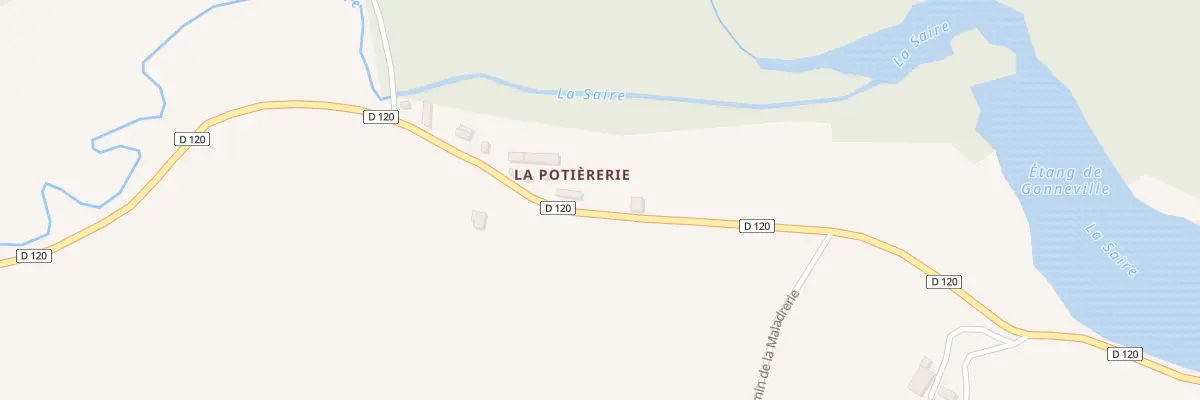 Plan du 1509 Rte de la Saire - Le Theil à Gonneville-Le Theil