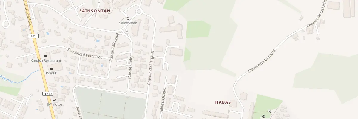 Plan du 46 Che de Hargous à Bayonne