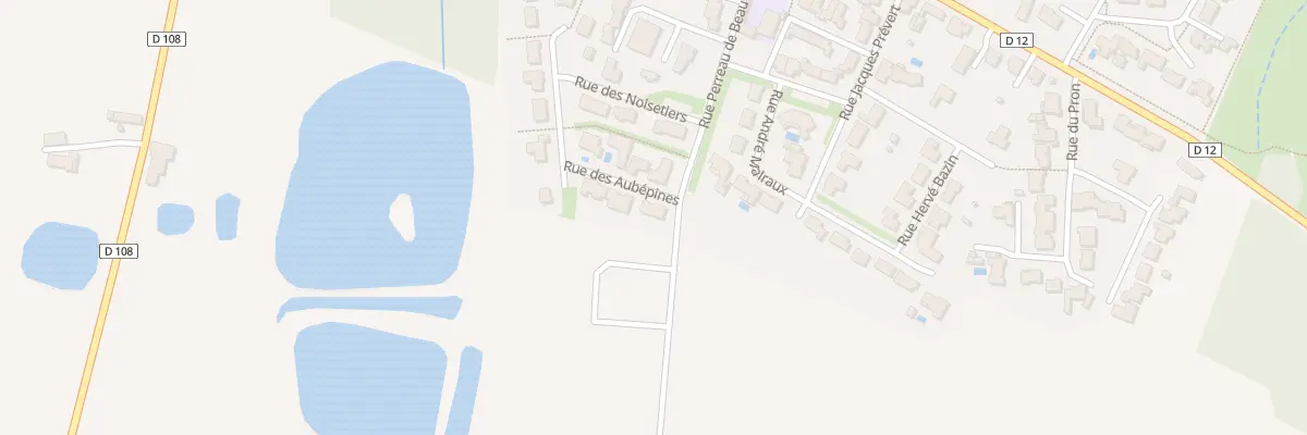 Plan du 1 Rue des aubépines à La Boissière-des-Landes