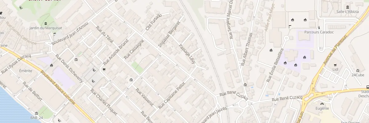 Plan du 43 Rue Daniel Argote à Bayonne