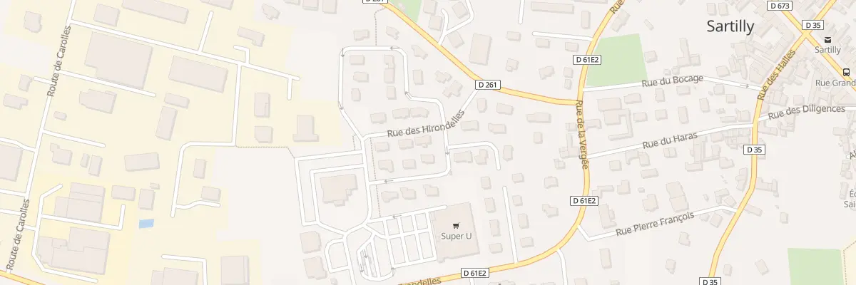 Plan du 6 Rue des Hirondelles - Sartilly à Sartilly-Baie-Bocage