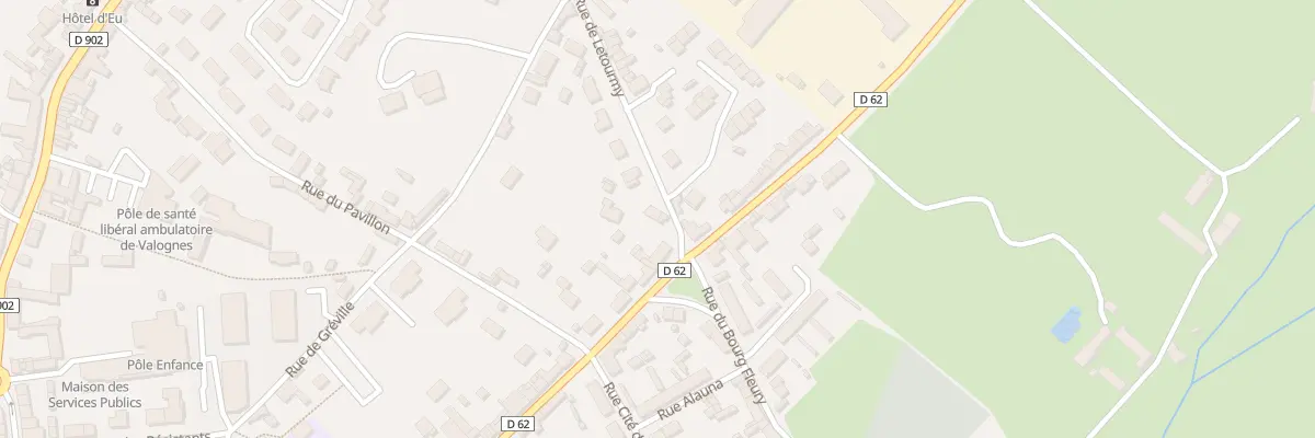 Plan du 9003 Rue Saint-malo à Valognes