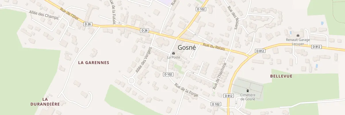 Plan du 1 Rue de la Forge à Gosné