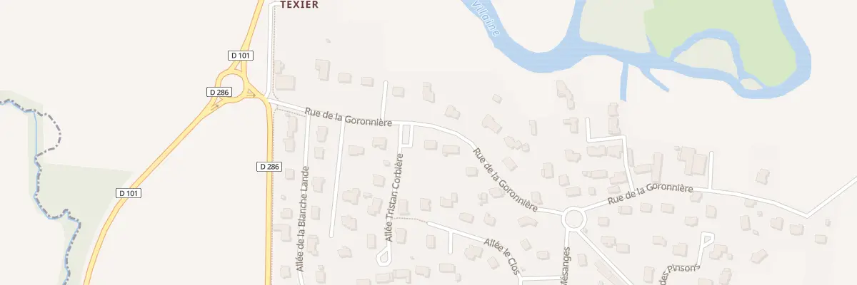 Plan du 6 Rue de la Goronnière à Servon-sur-Vilaine