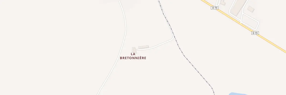 Plan du 5090 La Bretonniere à La Boissière-des-Landes