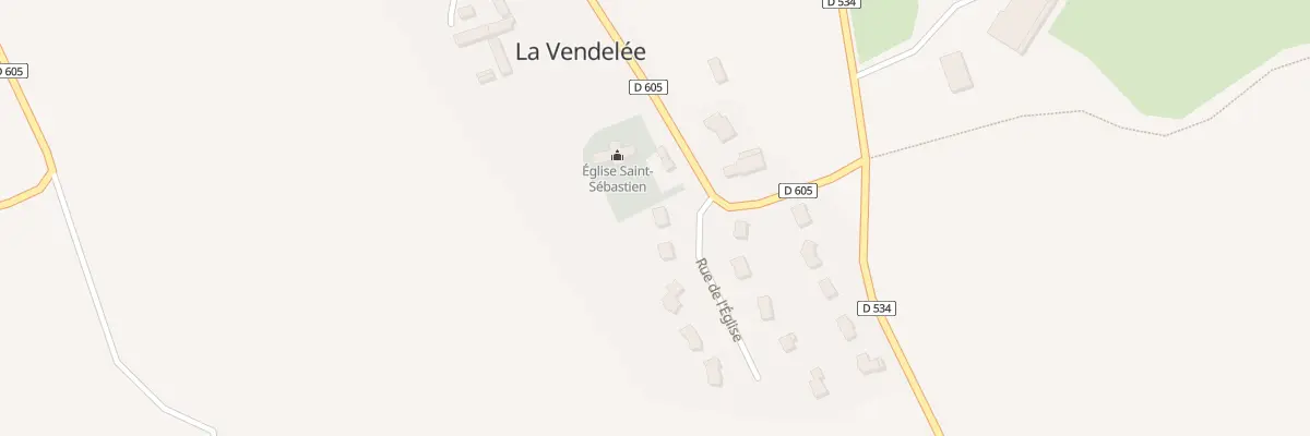 Plan du 7 Rte de l’Église à La Vendelée