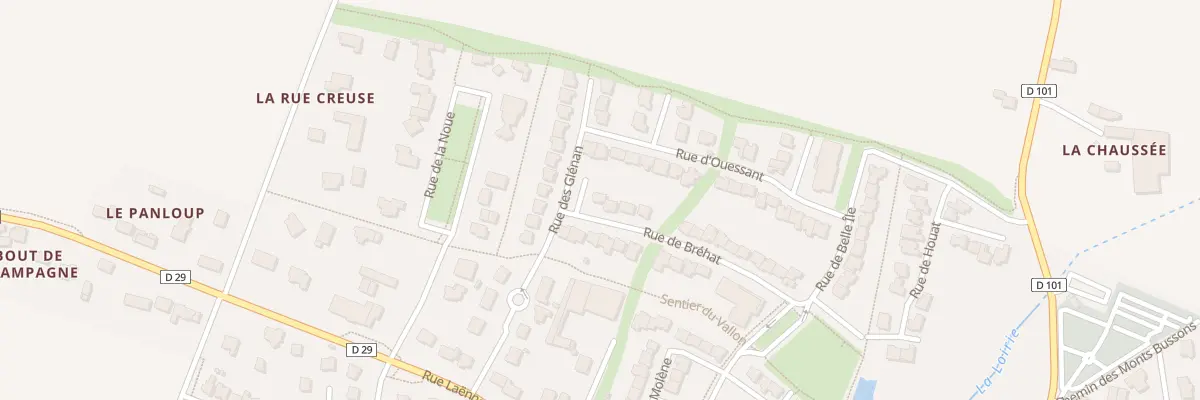 Plan du 30 Rue de Bréhat à Servon-sur-Vilaine