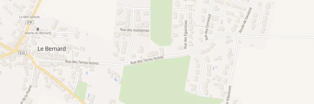 Plan du 411 Rue des terres noires au Bernard