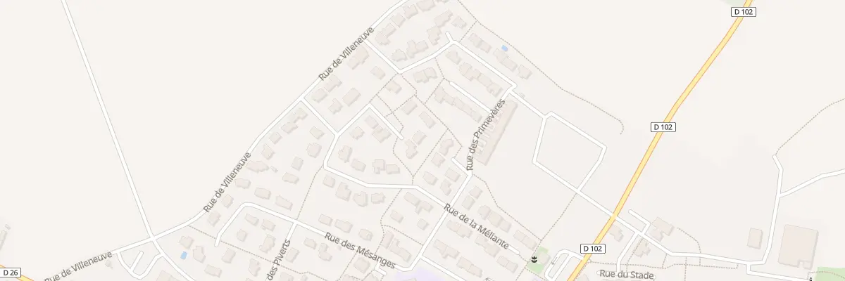 Plan du 10 Rue des Bleuets à Gosné