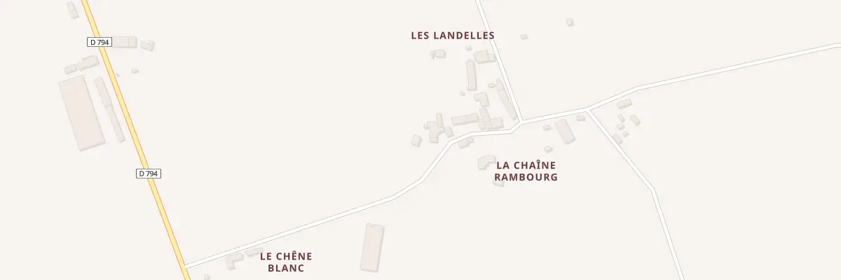 Plan du 1 La Chaine Raimbourg à Mézières-sur-Couesnon