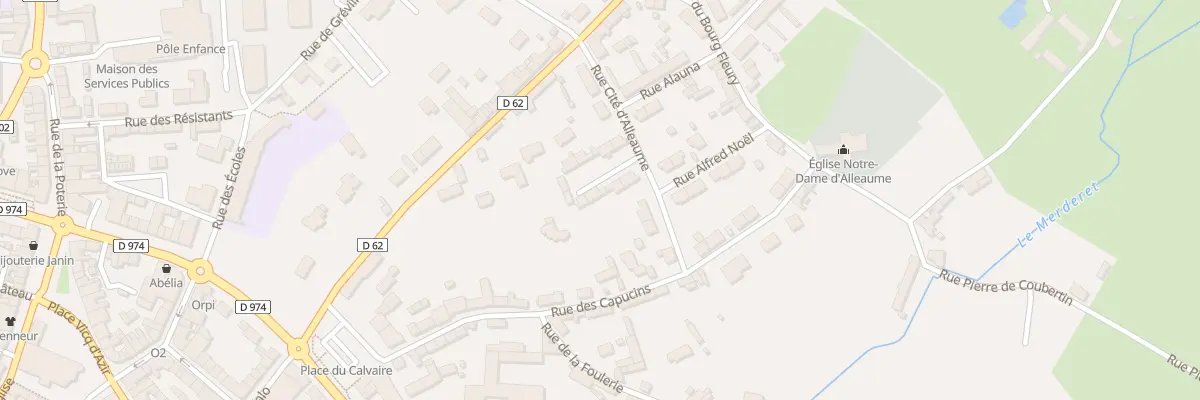 Plan du 11 Rue Cite d’Alleaume à Valognes