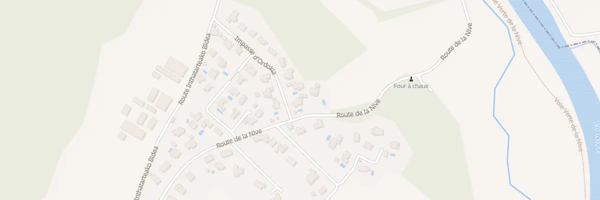 Plan du 571 Rte de la Nive à Ustaritz