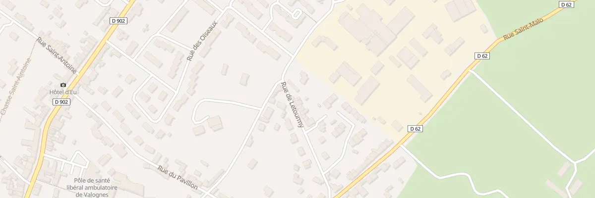 Plan du 1 Rue Letourmy à Valognes