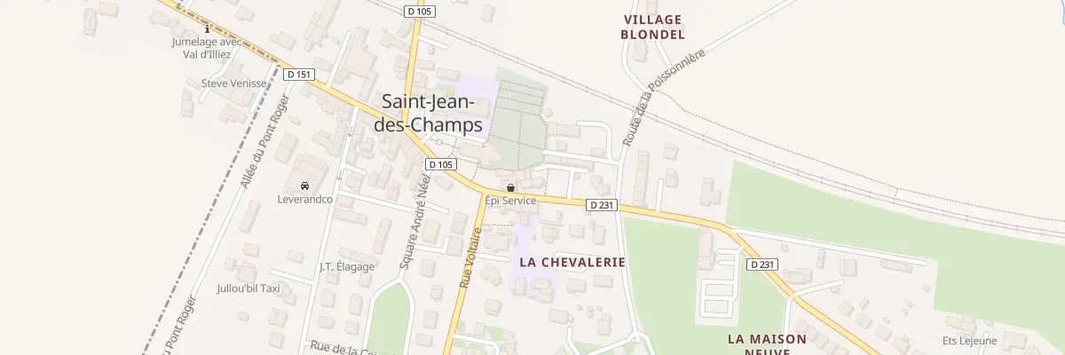 Plan du 9 Rue Jean de La Fontaine à Saint-Jean-des-Champs