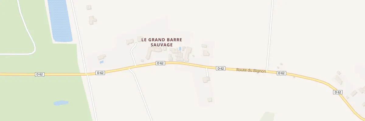 Plan du 6 Le Grand Bar Sauvage à Château-Thébaud