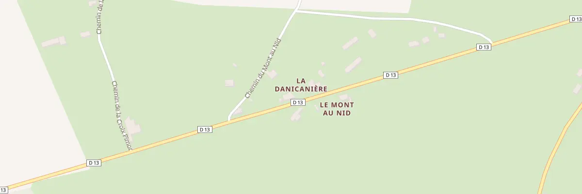 Plan du 5622 Le Mont au Nid à Cérences