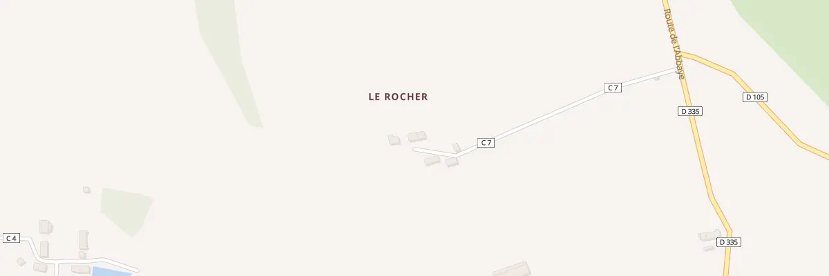Plan du 5009 Le Rocher - Sartilly à Sartilly-Baie-Bocage