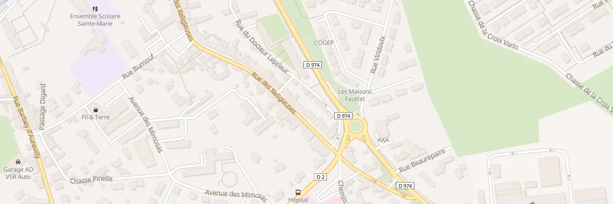 Plan du 85B Rue des Religieuses à Valognes