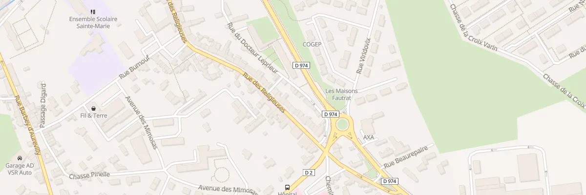 Plan du 85 Rue des Religieuses à Valognes