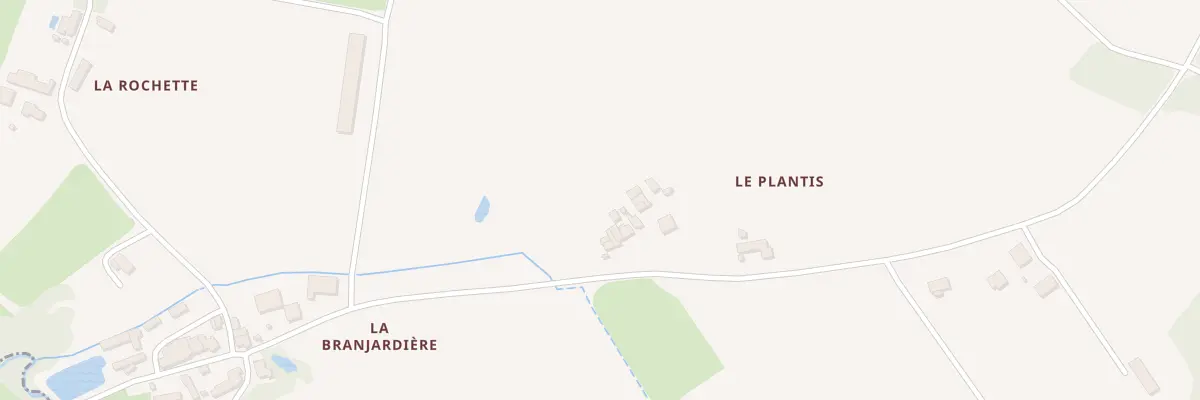 Plan du 10 Le Planty à Vieillevigne