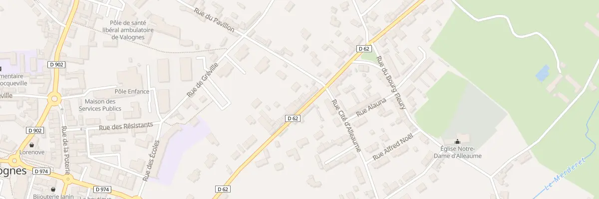 Plan du 37 Rue Saint-malo à Valognes