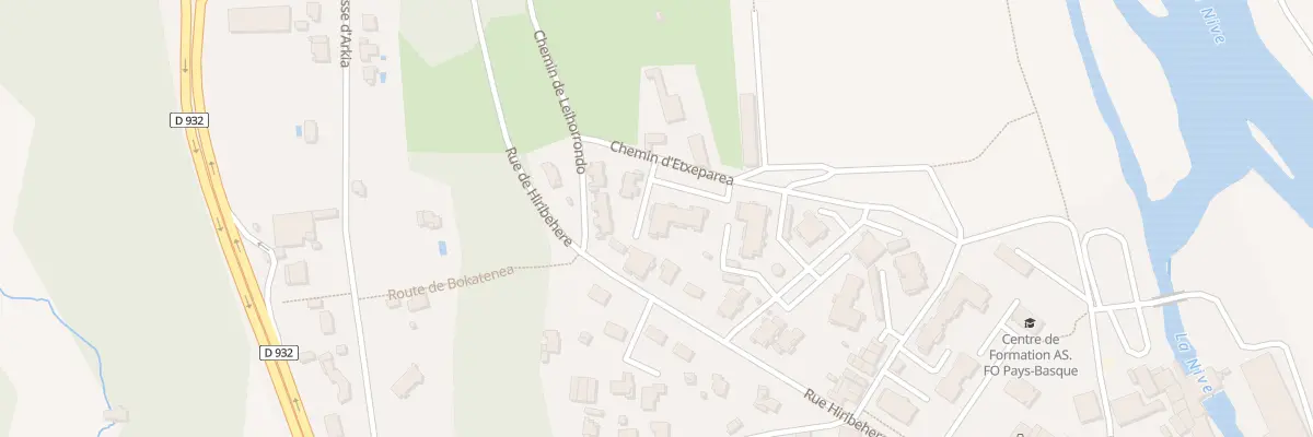 Plan du 7629 Rue Hiribehere à Bassussarry