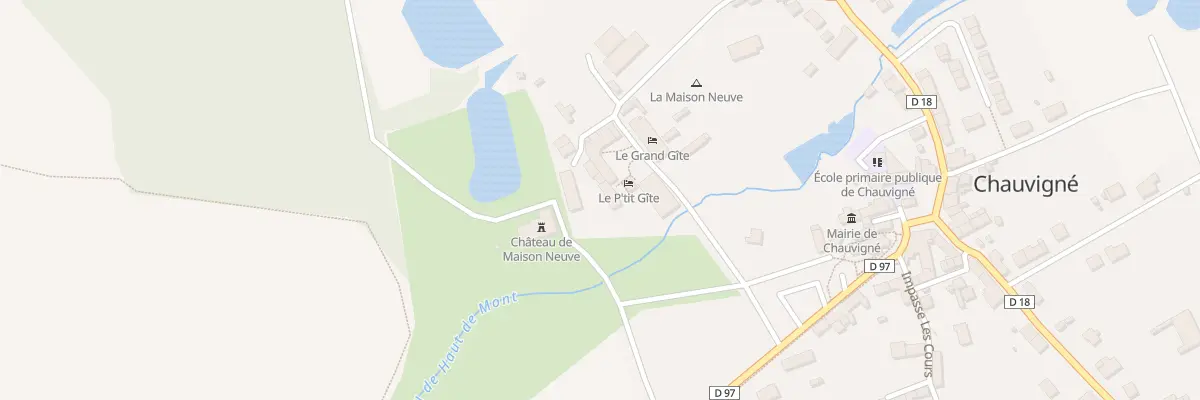 Plan du 6 La Maison Neuve à Chauvigné