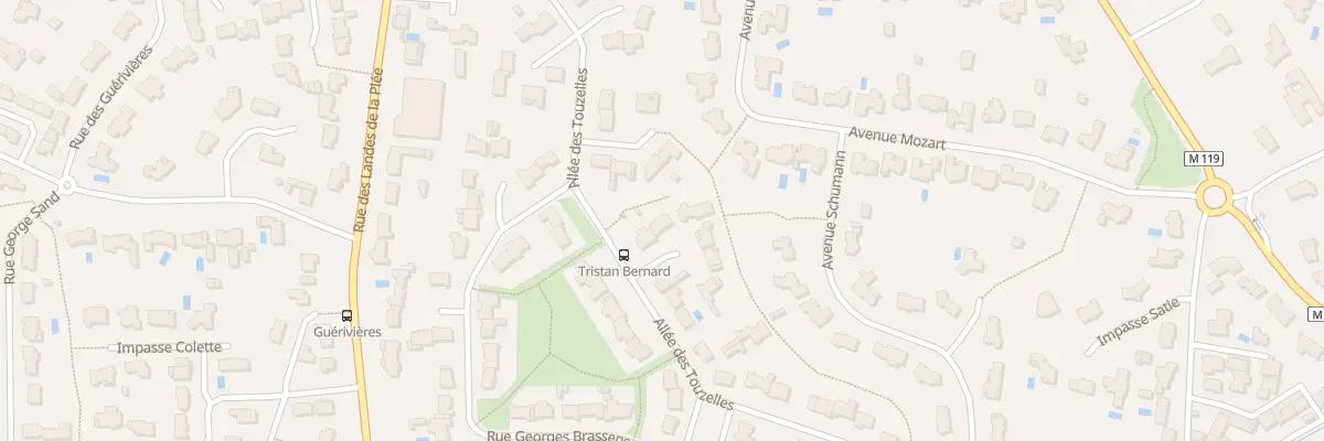 Plan du 2 Imp Tristan Bernard à Basse-Goulaine