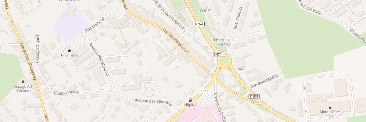 Plan du 76 Rue des Religieuses à Valognes
