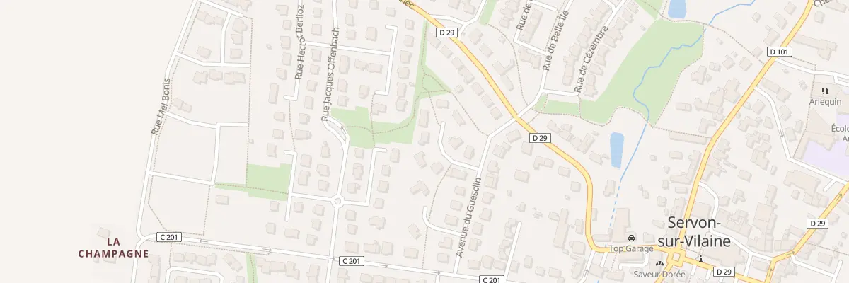 Plan du 7 All Chateaubriand à Servon-sur-Vilaine