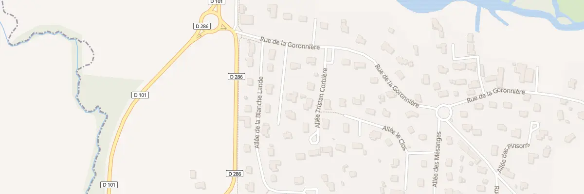Plan du 2A Rue de la Goronnière à Servon-sur-Vilaine