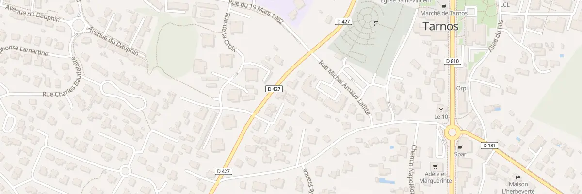 Plan du 7 Rue Jean Valjean à Tarnos