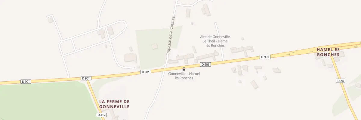 Plan du 1579 Rte du Hamel-ès-Ronches à Gonneville-Le Theil