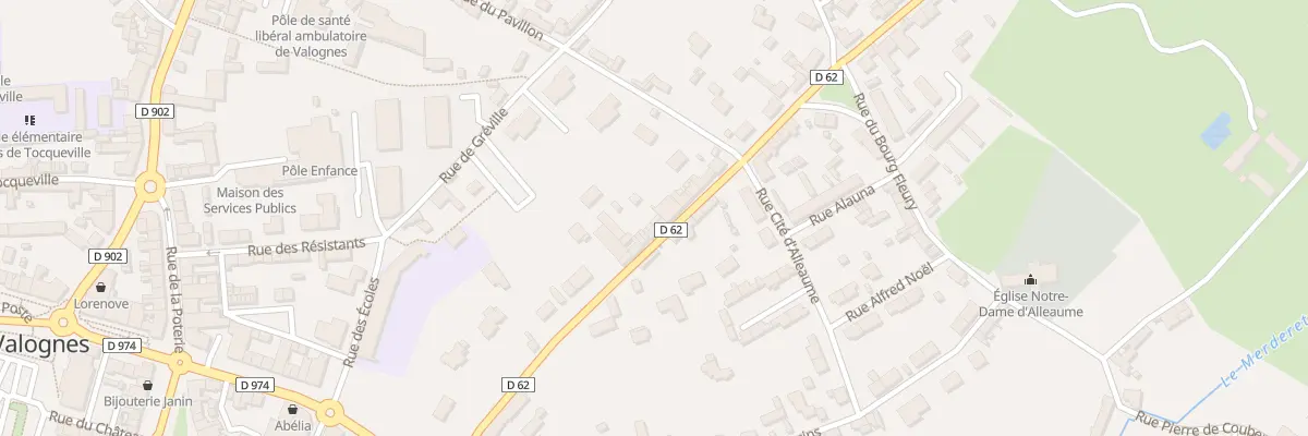 Plan du 29 Rue Saint-malo à Valognes