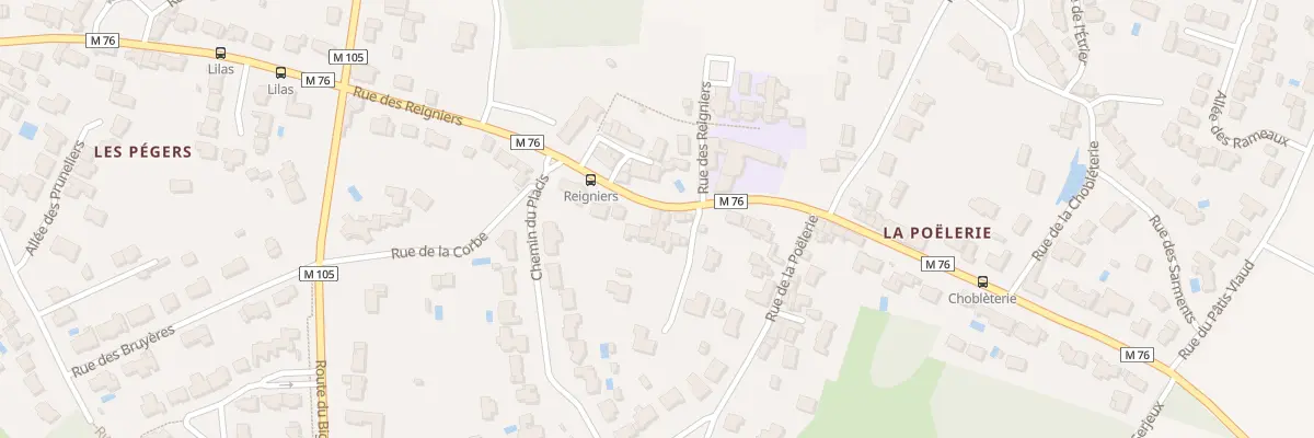 Plan du 26 Rue des Reigniers à Vertou