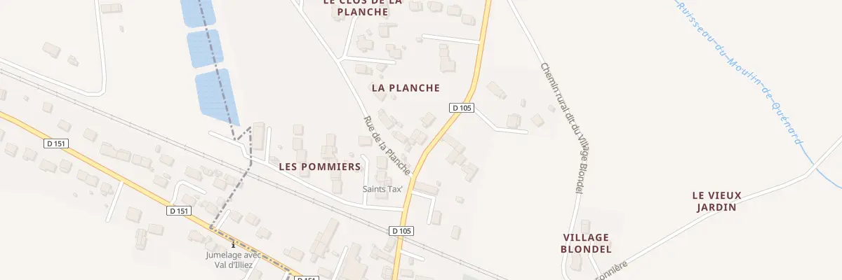 Plan du 7 Rue de Val d’Illiez à Saint-Jean-des-Champs