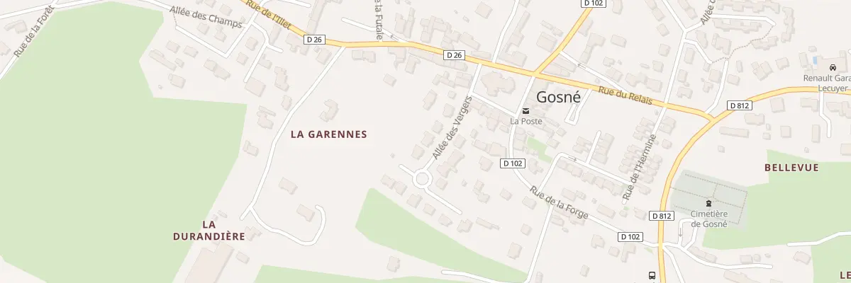 Plan du 12 All des Vergers à Gosné