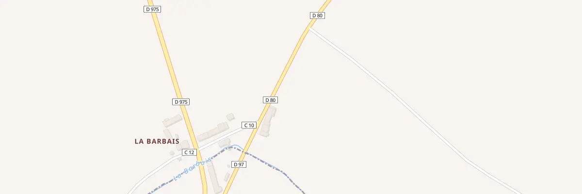 Plan du 5173 La Barbais à Sacey